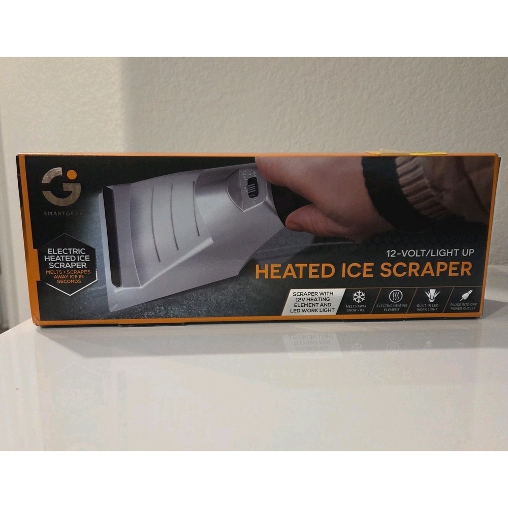 Smart Gear Electric 12 Volt Heated Ice Scraper New In Box